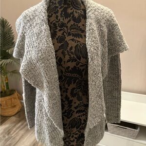 Cozy Gray Women's Sweater cardigan nwt XS